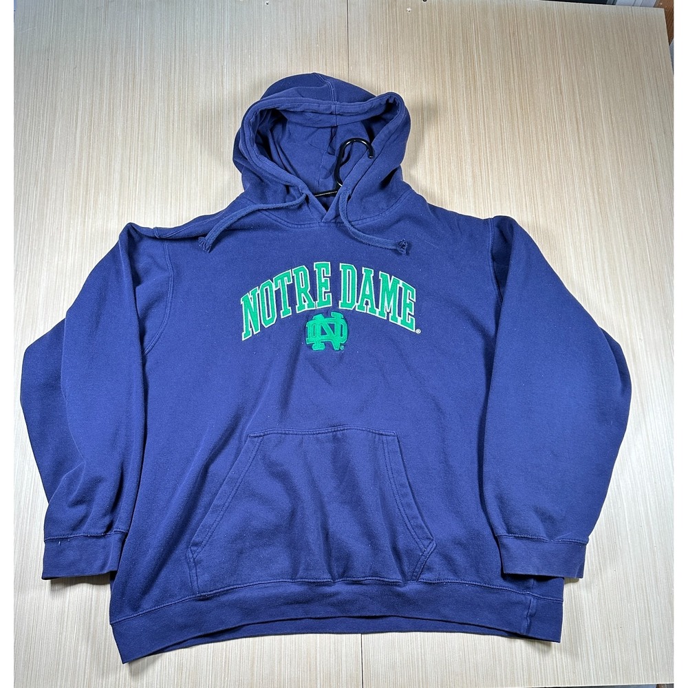 Genuine Stuff Notre Dame Fighting Irish Football Team Hoodie Mens Blue‎ Outdoor